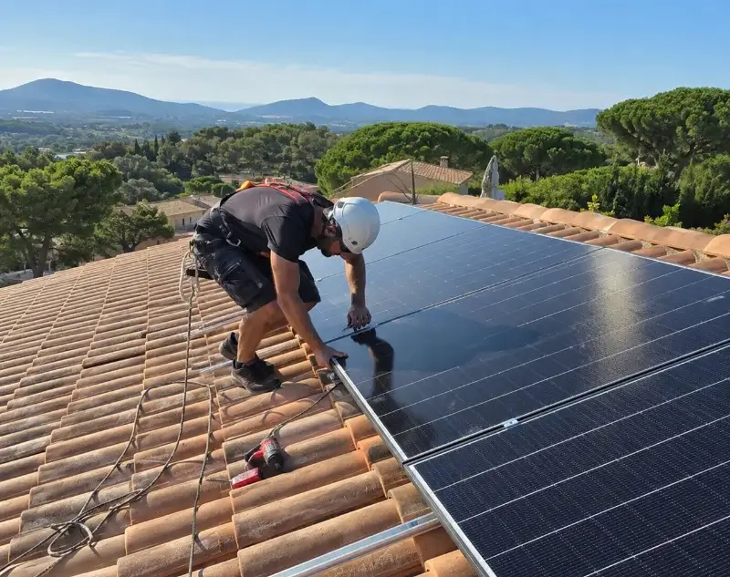Installateur panneaux solaires Geyssans — pose photovoltaïque sur toiture